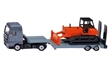 SIKU 1762 MAN S TRAILEREM A BULDOZEREM