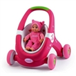 SMOBY MINIKISS KOČÁREK PRO PANENKU A CHODÍTKO