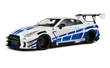 NISSAN GT-R R35 LIBERTY WALK BODY KIT 2,0 WHITE & BLUE STRIPES 2024