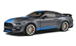 FORD SHELBY GT500 KR 2022 SILVER / BLUE STRIPES