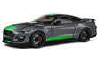 FORD SHELBY GT500 2020 CARBON GREY / GREEN STRIPES 