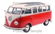 VOLKSWAGEN T1 21 WINDOWS RED / WHITE 1962