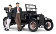 FORD MODEL T TOURING 1925 BLACK WITH FIGURES LAUREL AND HARDY
