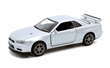 NISSAN GT-R34 V-SPEC II RHD SILVER PULL BACK