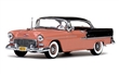 CHEVROLET BEL AIR HARD TOP 1955 SHADOW GRAY/CORAL