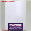 Samolepící etikety 105 x 37 OFFICESTAR pro laserové a inkoustové tiskárny A4, 100 listů v balení 