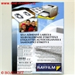 Samolepc etikety foto leskl 48.5 x 31.2 RAYFILM pro inkoustov tiskrny A4, 100 list v balen