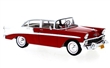 CHEVROLET BELL AIR 4-DOOR 1956 RED / WHITE