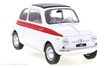 FIAT 500 1960 WHITE / RED