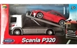 SCANIA P320 ODTAHOV VZ WHITE W/ PORSCHE 911 RED